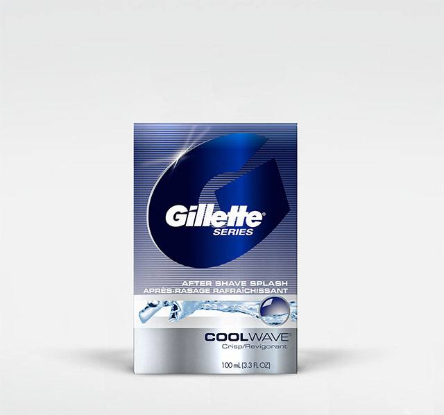Gillette Cool Wave After Shave Splash 